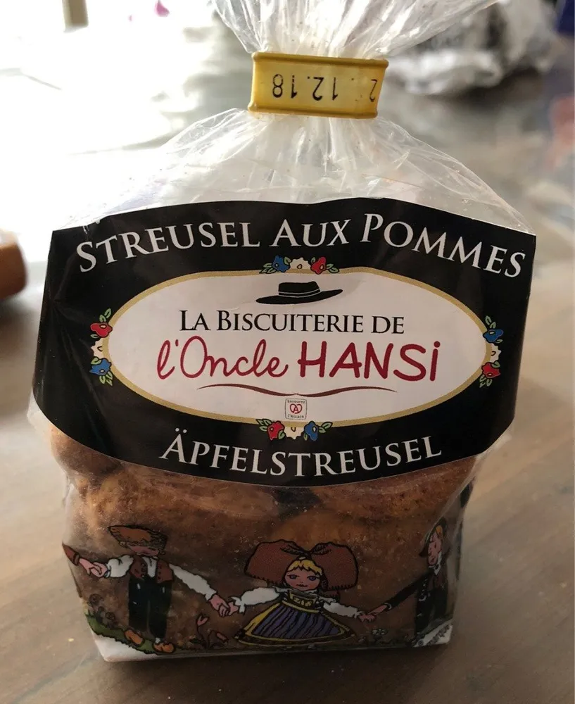 Streusel aux pommes