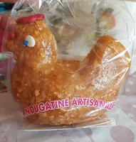 Poule en nougatine artisanale