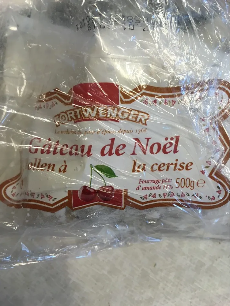 Gâteau de Noël à la Cerise