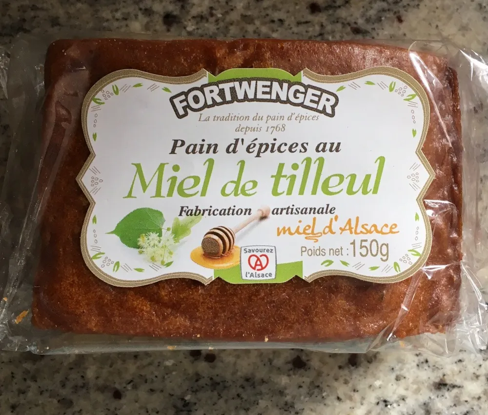 Pain d'épices miel de tilleul