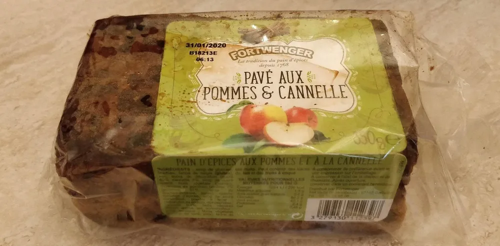 Pavé aux pommes & cannelle