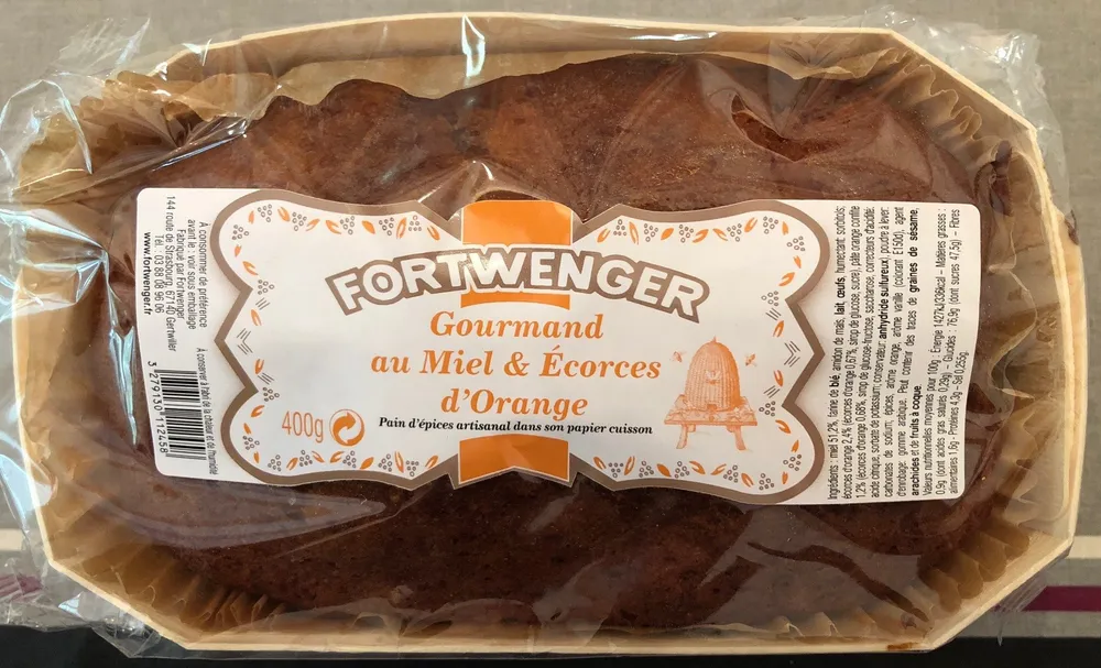 Gourmand au miel et écorces d'orange