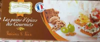 Les pains d'épices des gourmets - raisins et noix