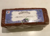 Pain d'épices à la myrtille