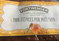 Pain d'epices pur miel fortwenger