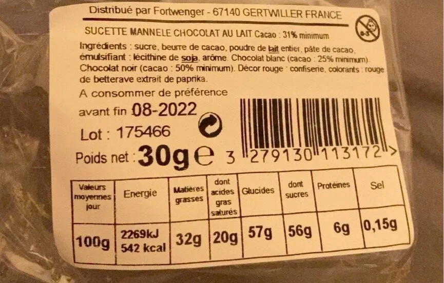 Sucette chocola