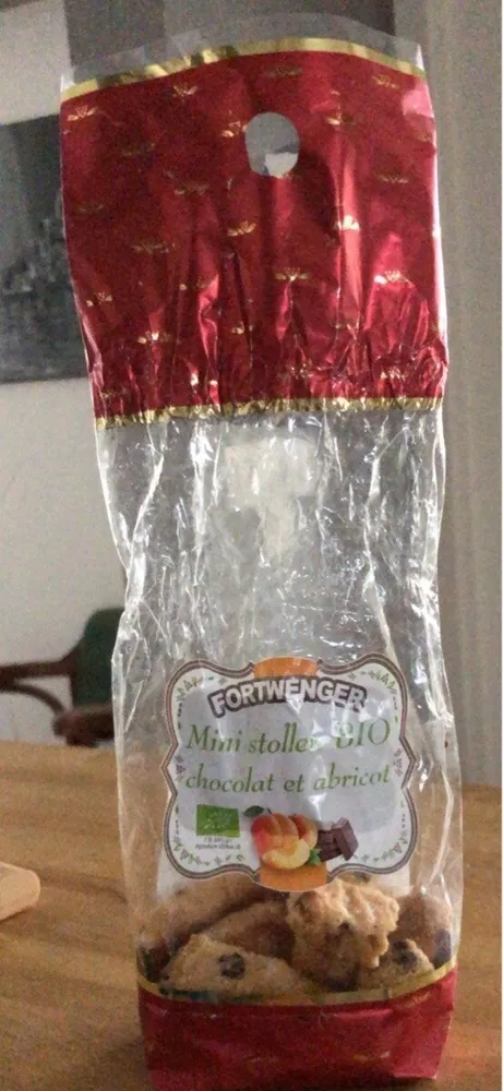 Mini stollen bio chocolat abricot