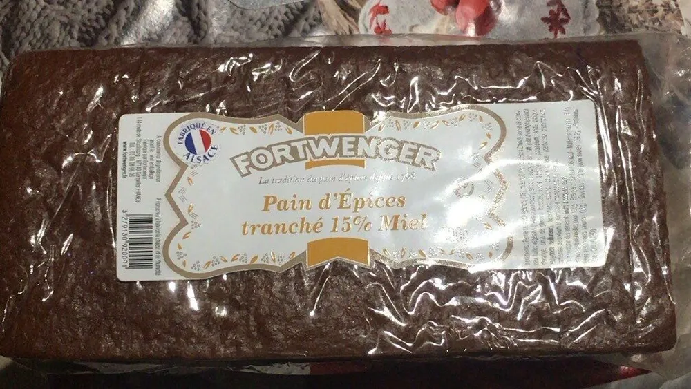 Pain d’Epices tranché 15% miel