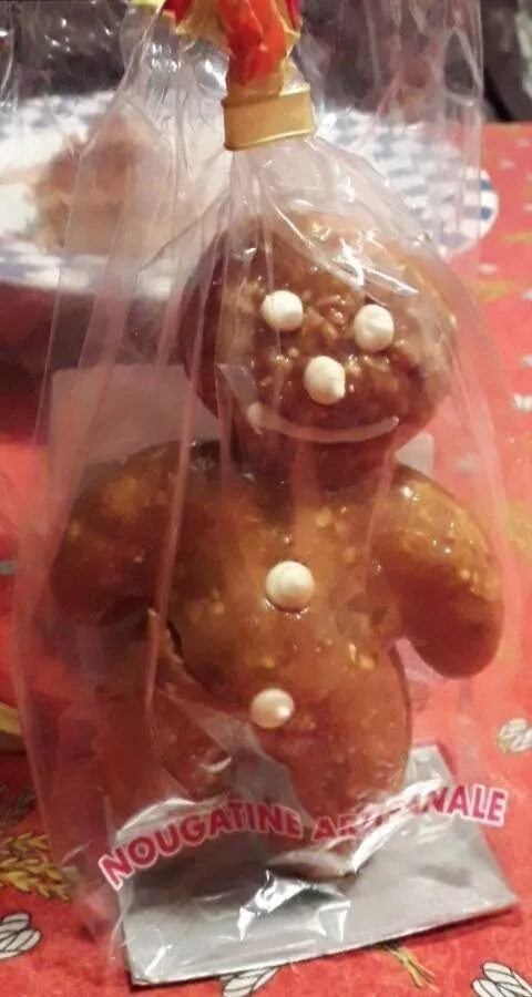 Bonhomme en nougatine au chocolat
