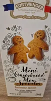 Mini gingerbread men speculoos