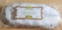 Gâteau de Noël Stollen aux mirabelles