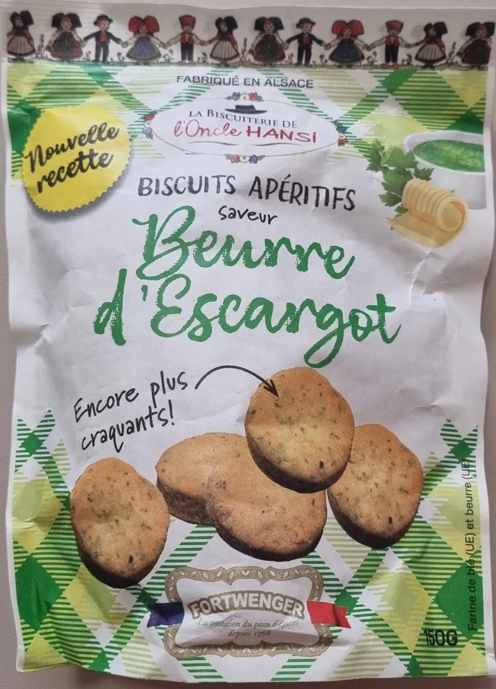Les Biscuits Apéro Beurre d’escargot