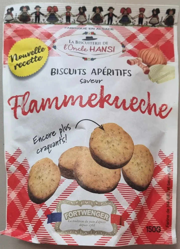 Les Biscuits Apéritifs saveur Tartes flambée