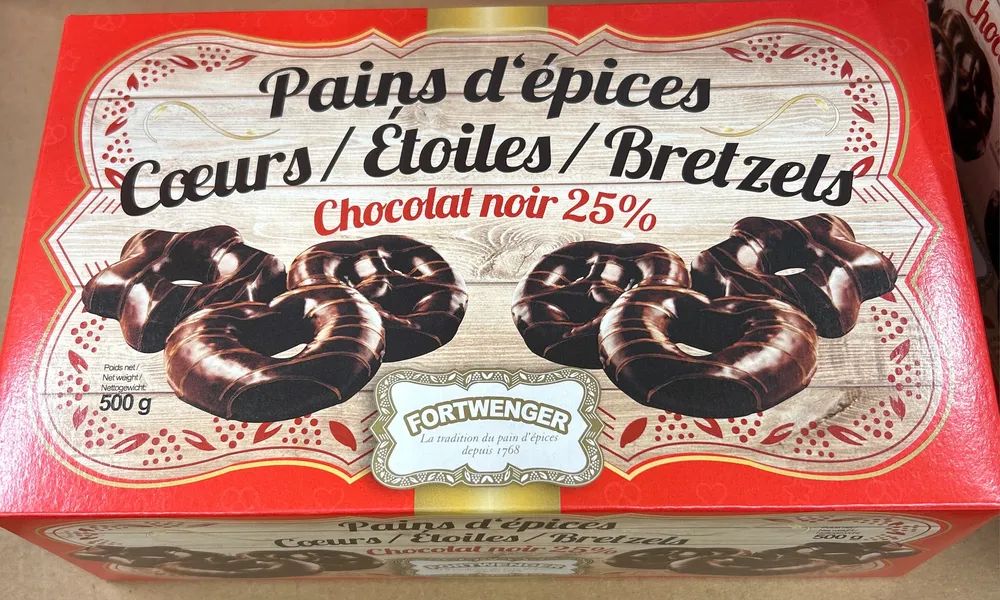 Pains d'épices Cœurs / Ètoiles / Bretzels