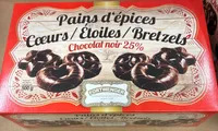 Pains d'épices Cœurs / Ètoiles / Bretzels