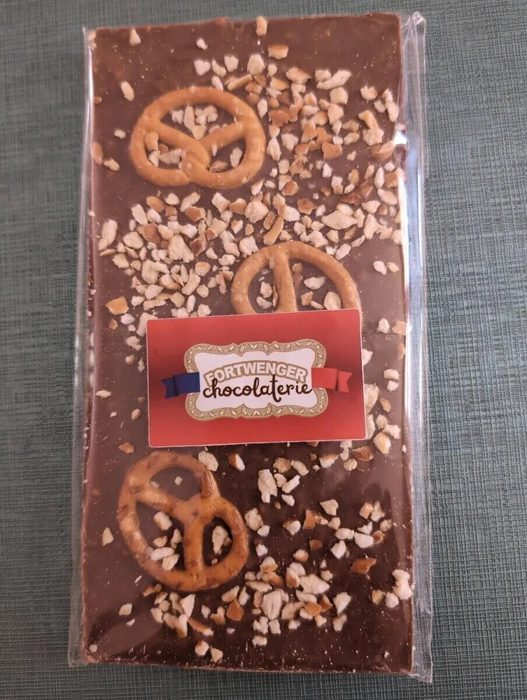 tablette bretzels 100g chocolat lait
