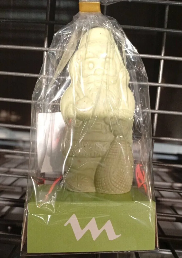 Chocolat pere Noël a la pistache et Au chocolat blanc