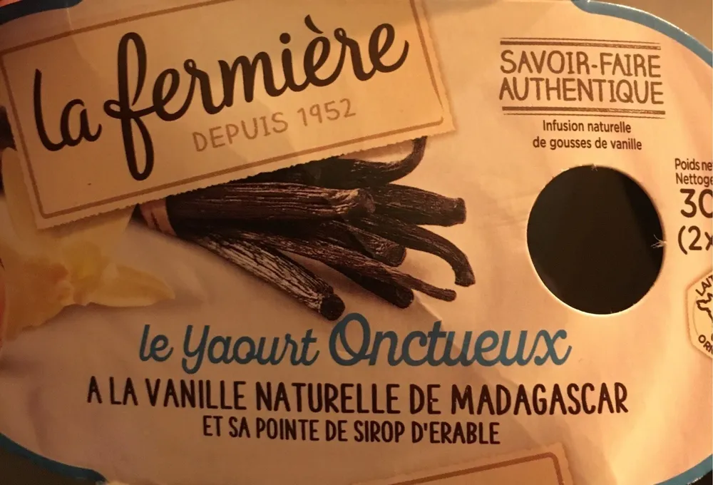Yaourt Onctueux A La Vanille