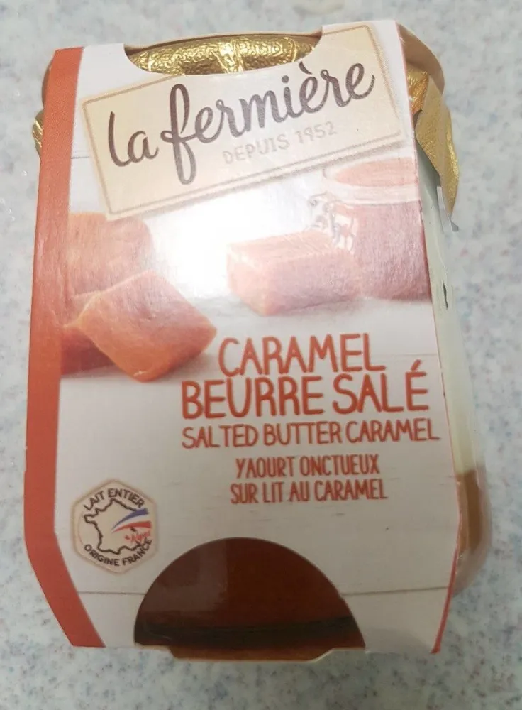 Yaourt onctueux au caramel beurre salé