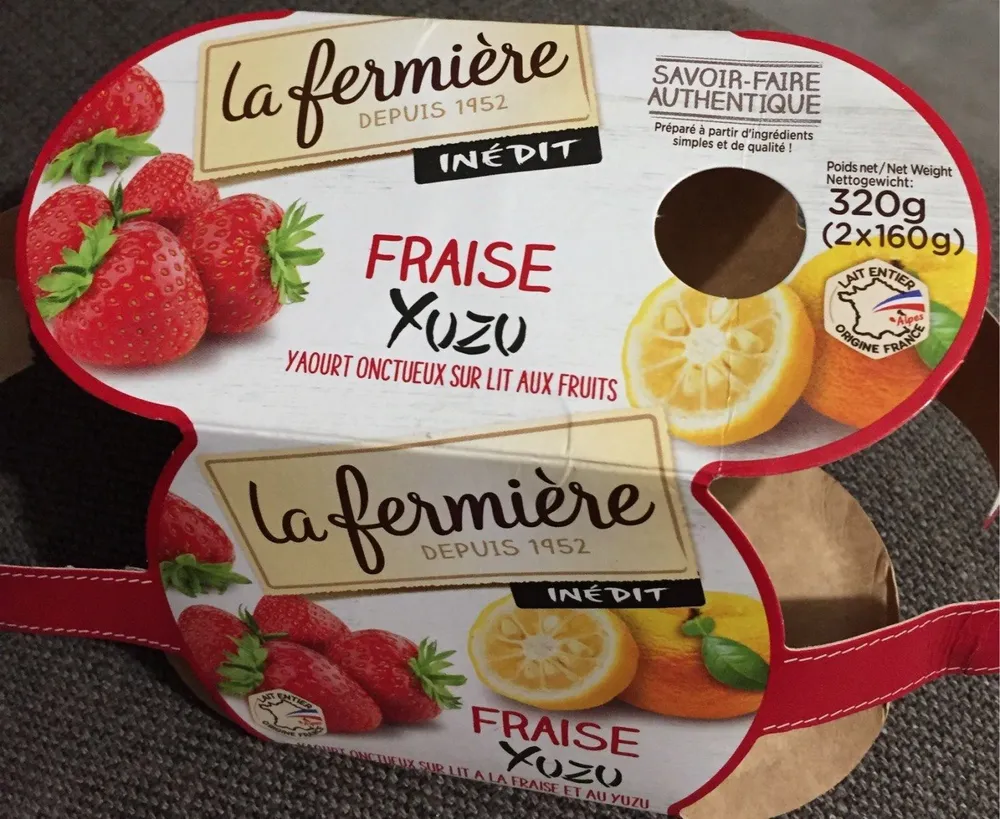Yaourt Fraise Yuzu