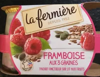 Yaourt framboise aux 3 graines