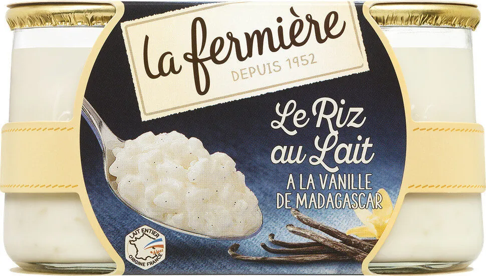 Riz au Lait Vanille de Madagascar 2 x 160g