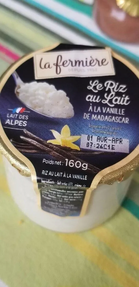 Le riz au lait à la vanille de Madagascar