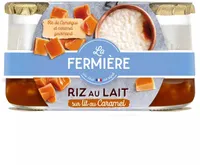 Le Riz au Lait à la vanille sur lit au caramel 2x160g