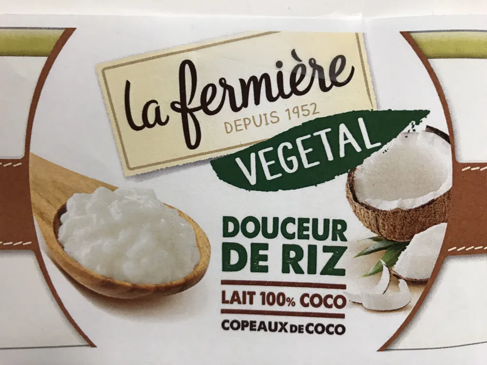 Riz au lait à la noix de coco