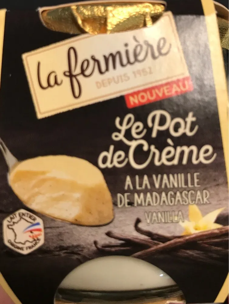 Pot de creme vanille