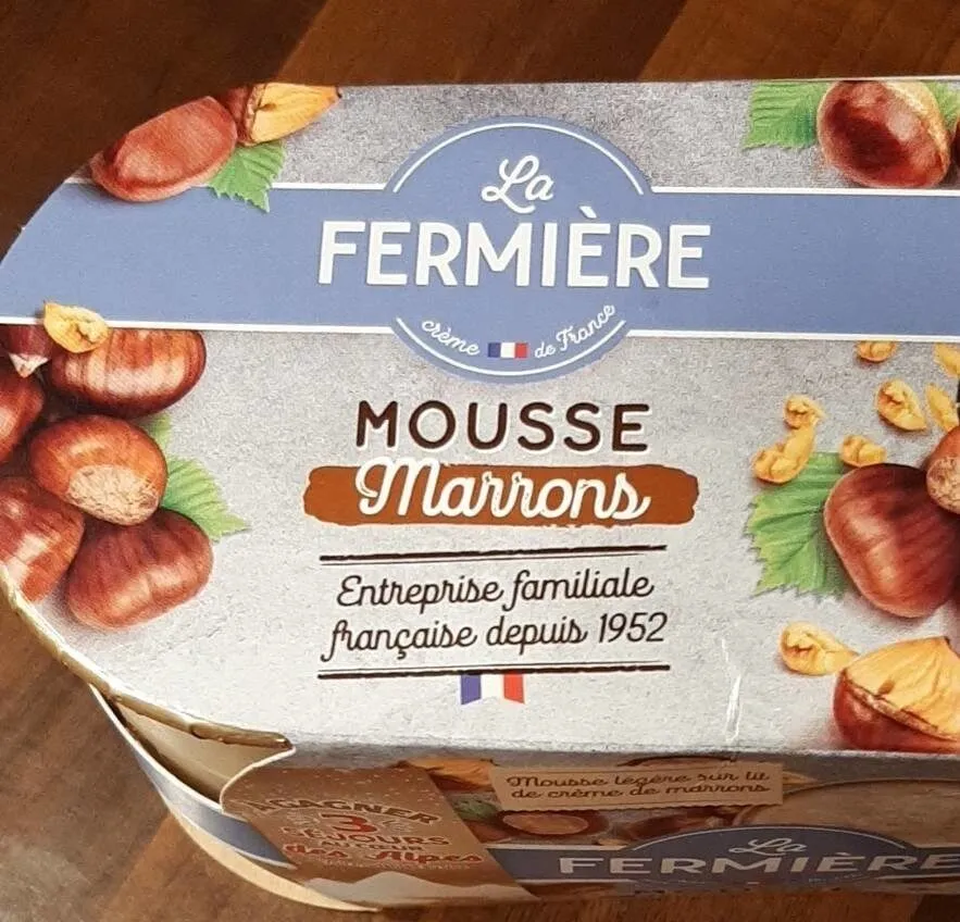 Mousse à la crème de marron
