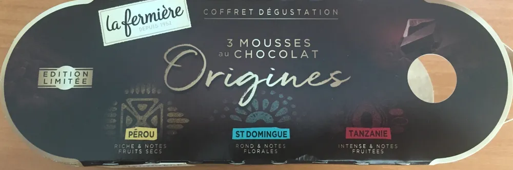 3 mousses au chocolat origines