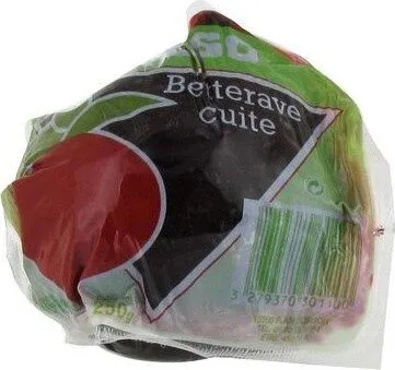 Betteraves Rouges Cuites et Épluchées