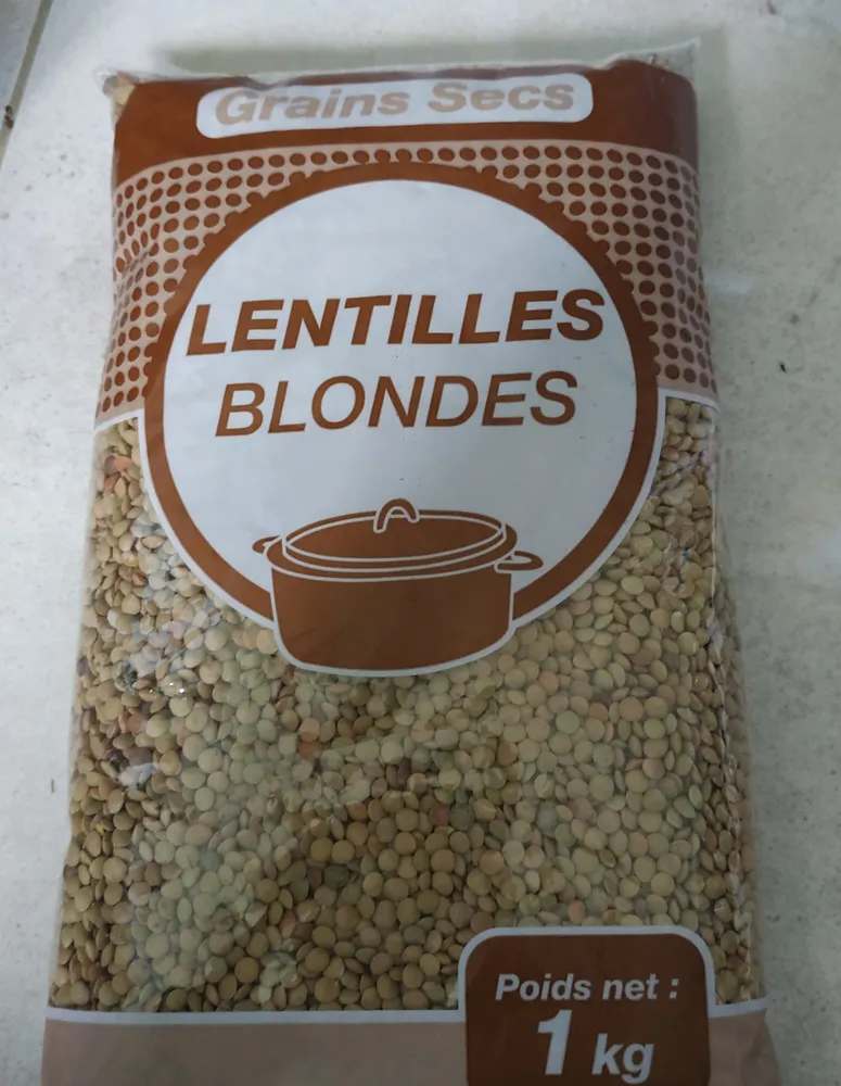 Lentilles blondes