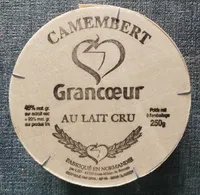 Camembert au lait cru