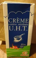 Crème entière stérilisée UHT