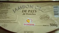 Jambon cru de pays