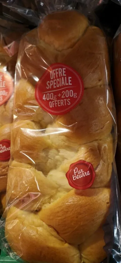 Brioche tressee pur beurre