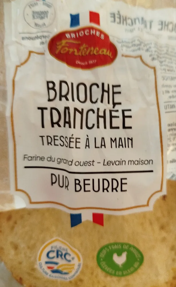 Brioche Tressée Tranchée 500g