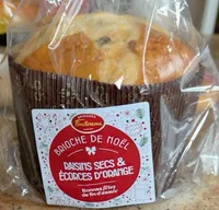 Brioche de Noël, raisins secs et écorce d’orange