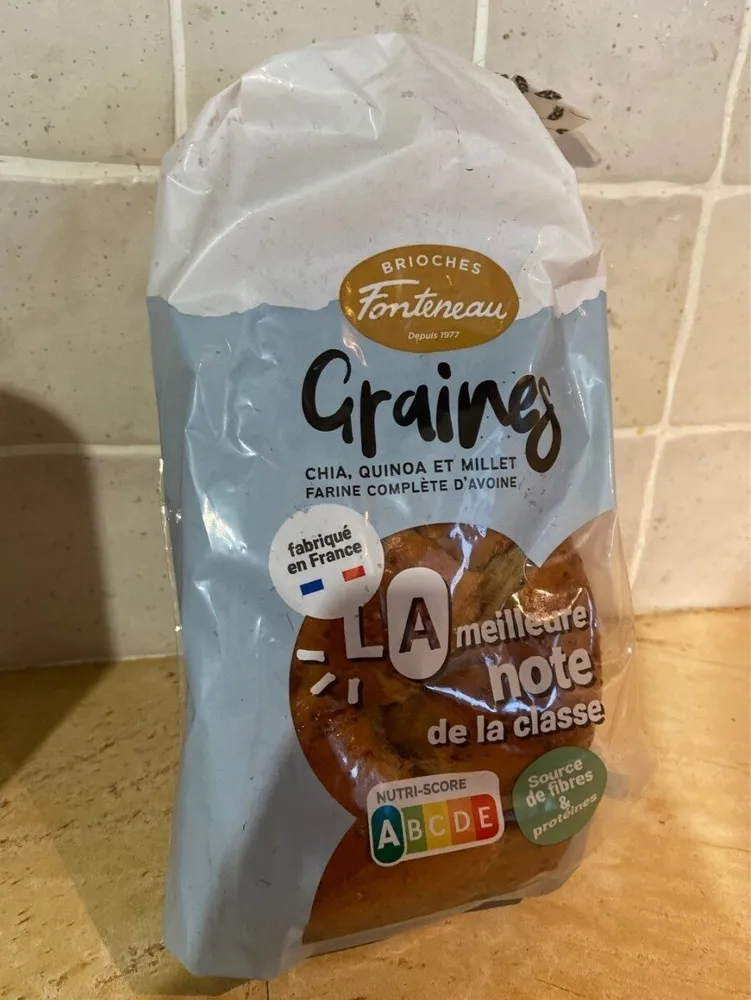 Brioche aux graines