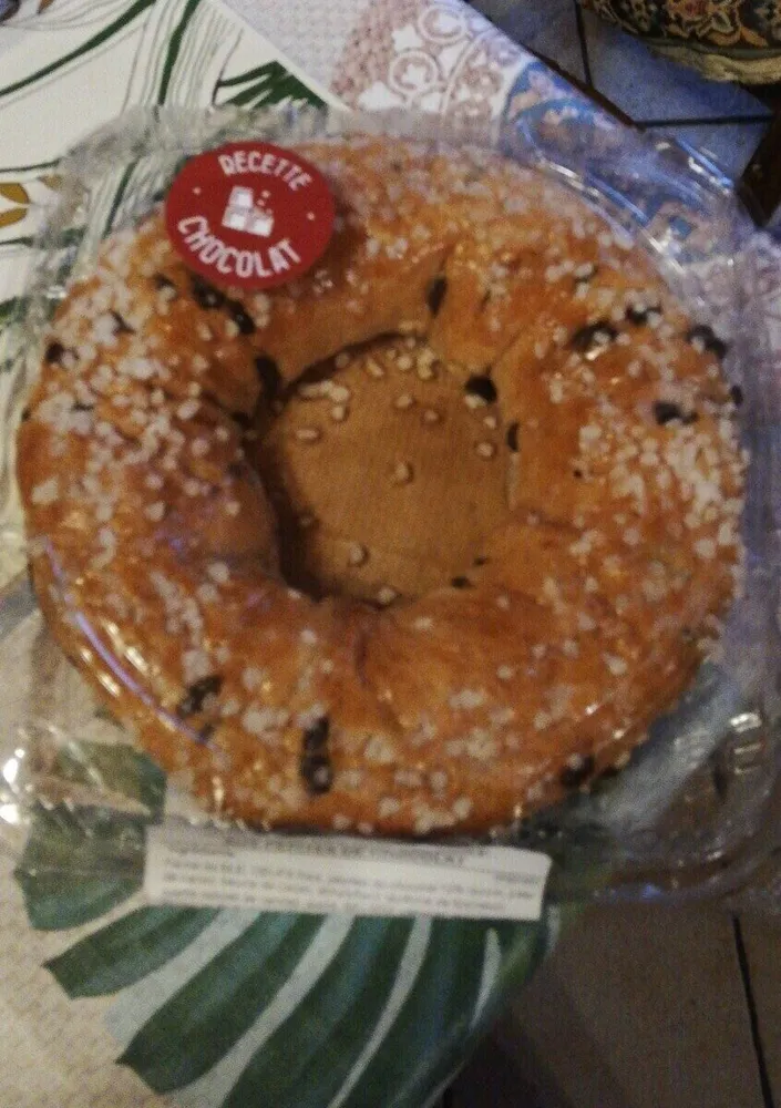 Couronne des rois briochée aux pépites de chocolat