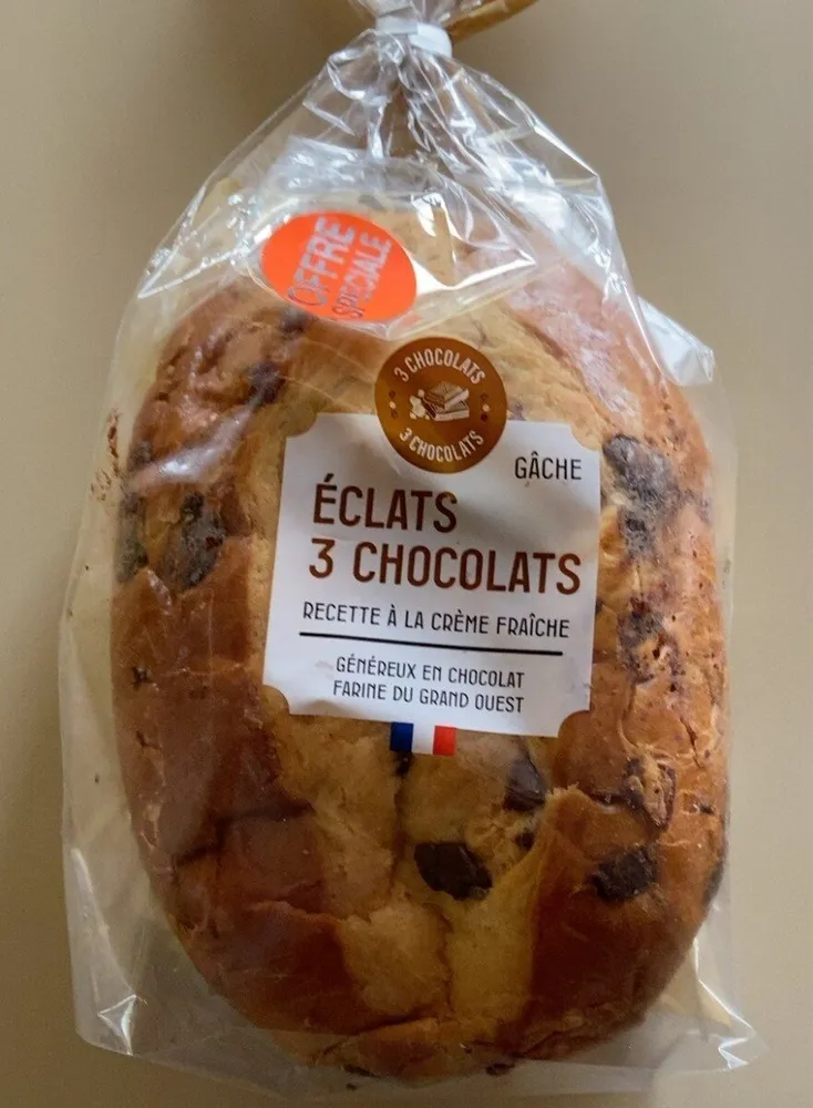 Gâche aux éclats de chocolat