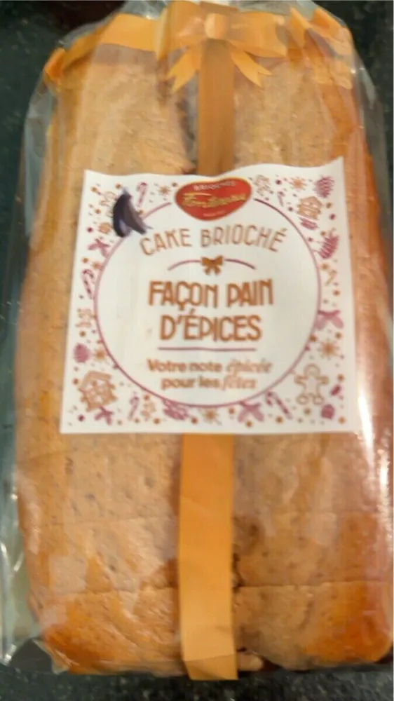 Cake brioche tranche façon pain d’épice