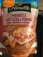 Fruits préparés mixés (mirabelle, quetsche, pomme)
