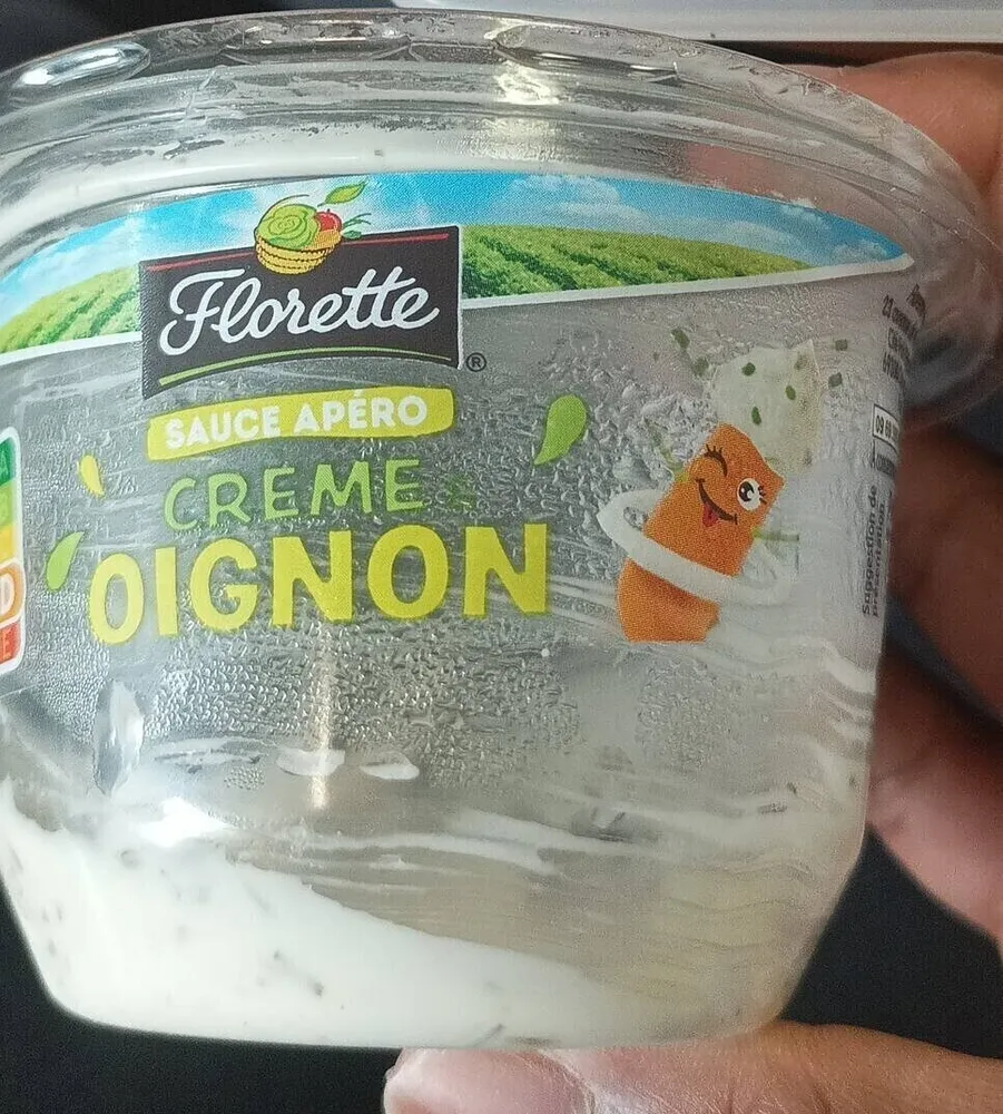 Sauce apéro crème oignon