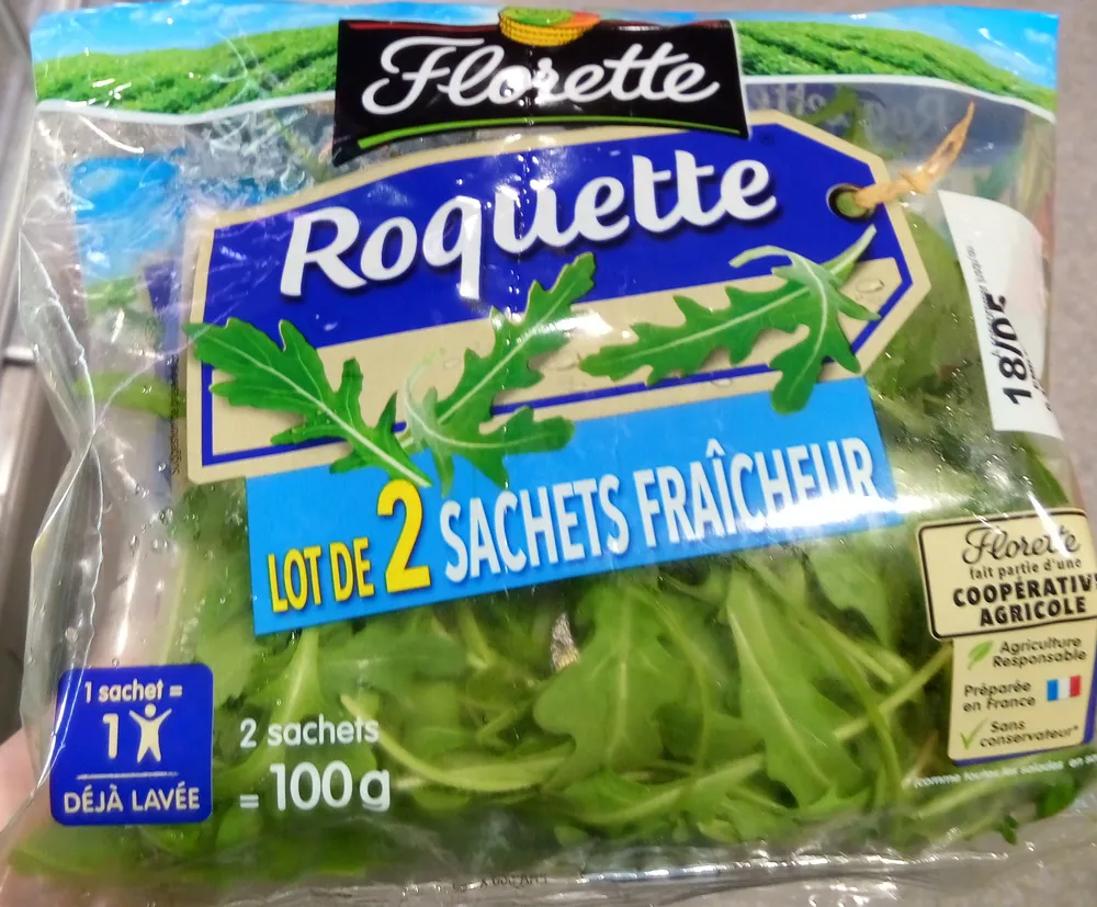 Roquette Lot de 2 sachets fraîcheurs