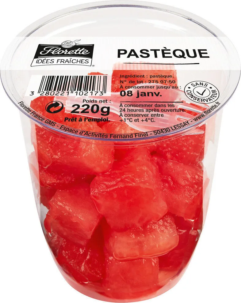 Shaker pastèque 220g