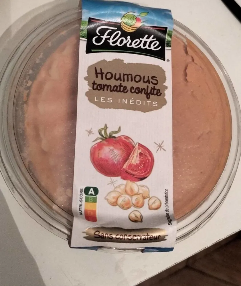 Houmous tomate confite