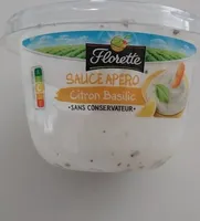 Sauce apéro citron basilic